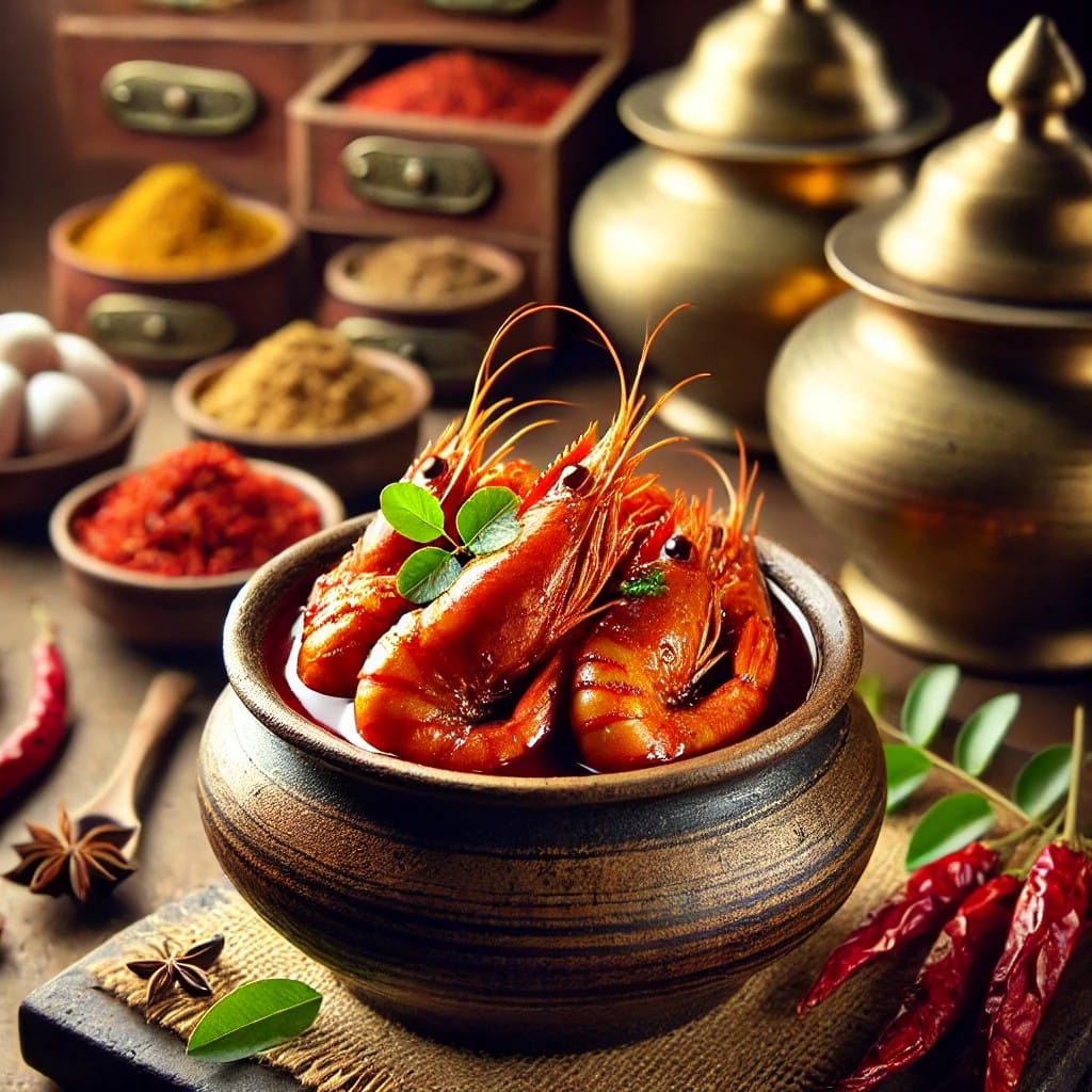 Traditional Clay Pot Prawn Pickle