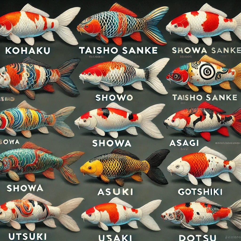 top 10 koi fish varieties
